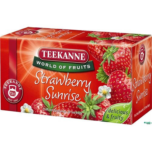 Herbata TEEKANNE Strawberry Sunrise 20t owocowa
