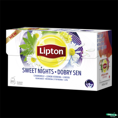 Herbata LIPTON DOBRY SEN 20 saszetek