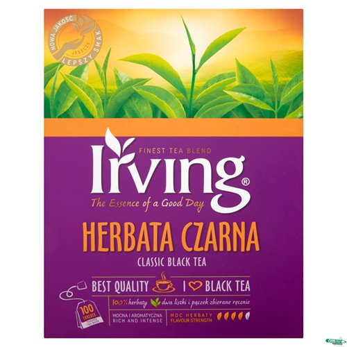 Herbata IRVING CLASSIC 100 torebek 2g czarna