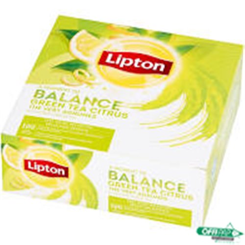 Herbata LIPTON Green Tea Citrus (100 kopert fol.) zielona