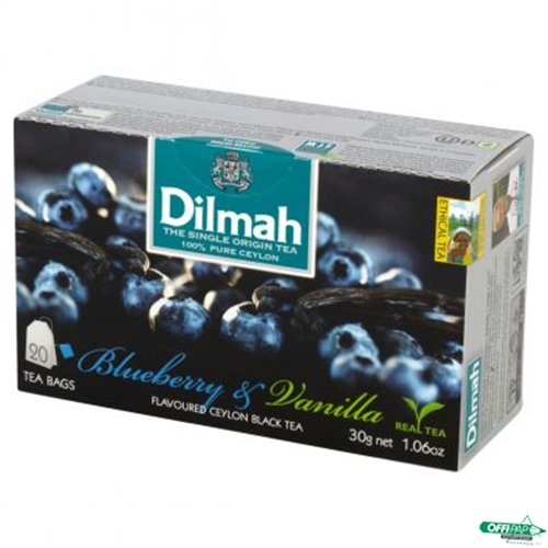 Herbata DILMAH AROMAT JAGODY I WANILII 20T 85026 (20 saszetek)
