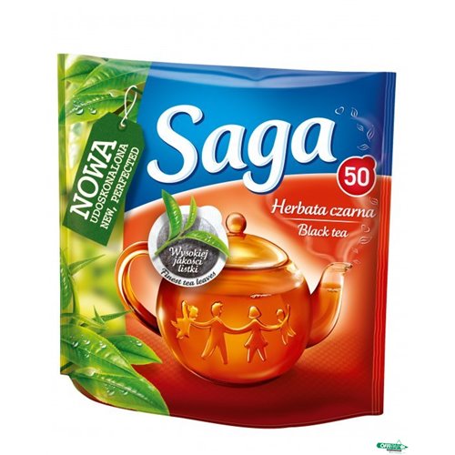 Herbata_SAGA ekspresowa 50 torebek 70g
