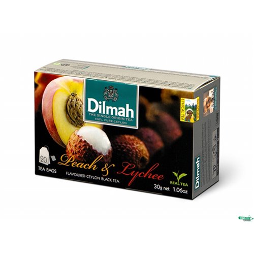 Herbata DILMAH AROMAT BRZOSKWINIA&LYCHE 20t*1,5g