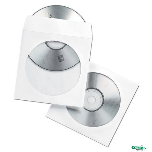 Koperty z okienkiem na płyty CD/DVD (50szt) 90690 FELLOWES