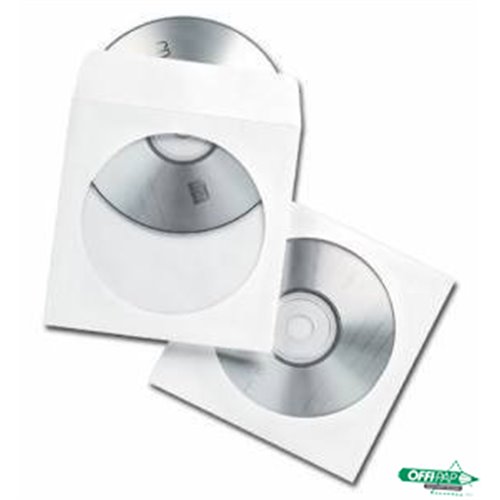 Koperty NC samoklejące CD SK białe 90g okno okrągłe 1000szt.