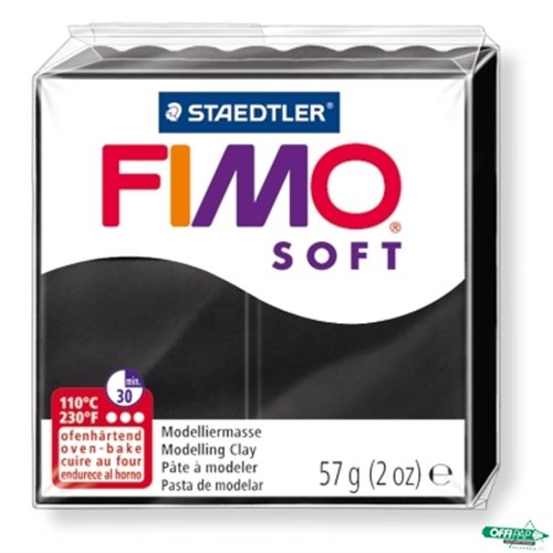 FIMO soft, masa termoutwardzalna 56g,_czarny S 8020-9