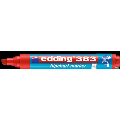 Marker flipchart ścięty 1-5mm czerwony EDDING 383/002/CZ