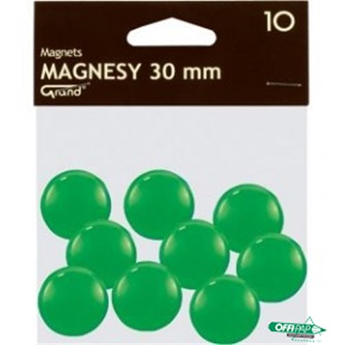 Magnesy do tabl.32mm zielone    (20) 1042159