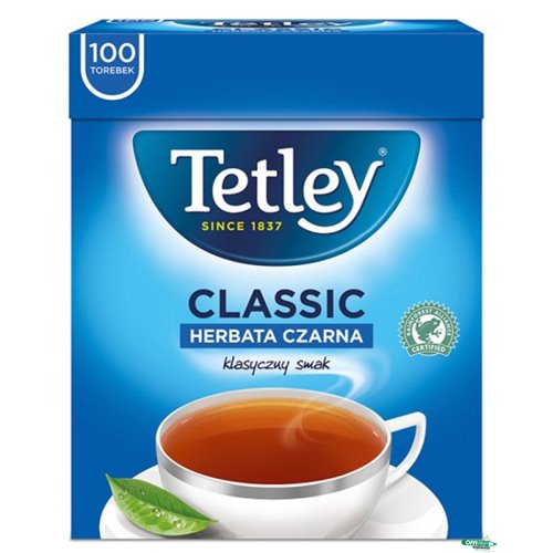 Herbata TETLEY CLASSIC czarna 100 saszetek