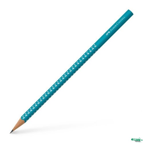 Ołówek SPARKLE B niebieski/petrol z kryszt. FC118304 FABER-CASTELL