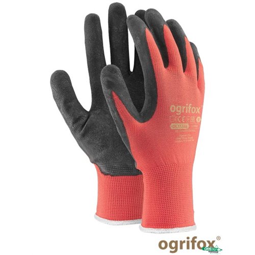 Rękawice powlekane nylonowo-lateksowe XL - 10 OGRIFOX OX-LATEKS CB 10