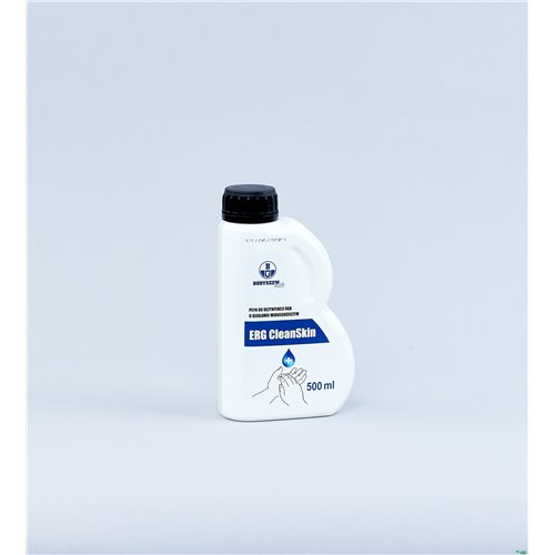 Płyn do dezynfekcji rąk i powierzchni 500ml ERG CleanSkin alkohol BORYSZEW (nakrętka)