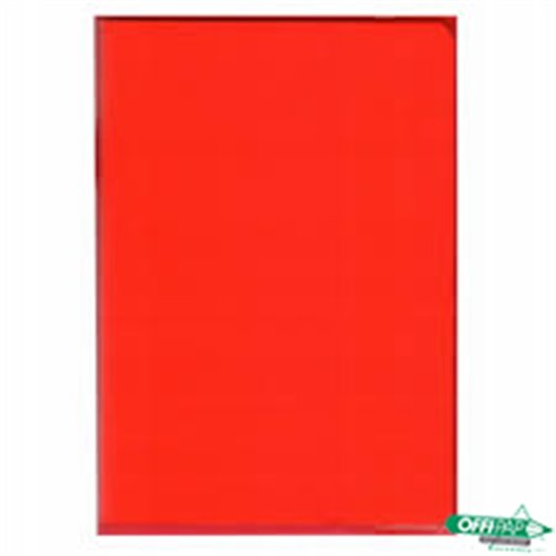 Okładka na zeszyt A5 PP 0,8 OE (10)czerwona 0302-0051-05       PANTA PLAST