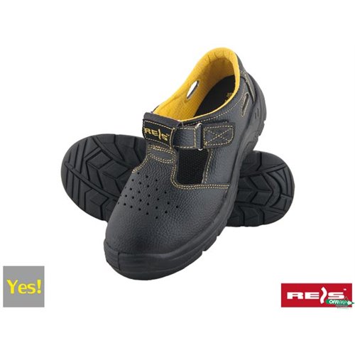 Buty bezpieczne czarno-żółte BRYES-S-SB BY