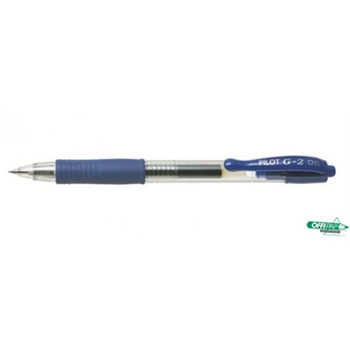 Długopis PILOT G2 czarny + długopis REXGRIP niebieski PIBLG2+BPRG D 72
