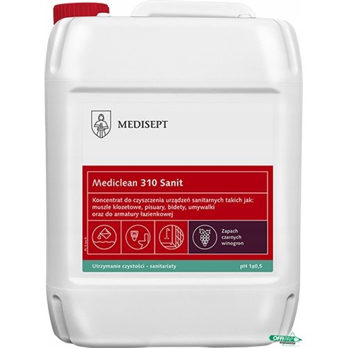 Płyn MEDISEPT MC 310 5l do mycia powierzchni sanitarnych Czarne Winogrona