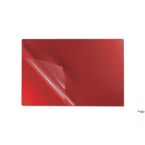 Podkład na biurko z folią 38x58 czerwony PB-01-03 BIURFOL