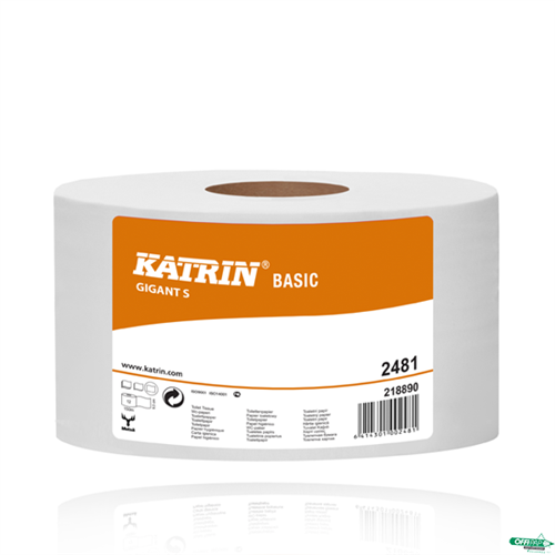Papier toaletowy BASIC Gigant S (12) 2481 KATRIN 121258  150mx95o180