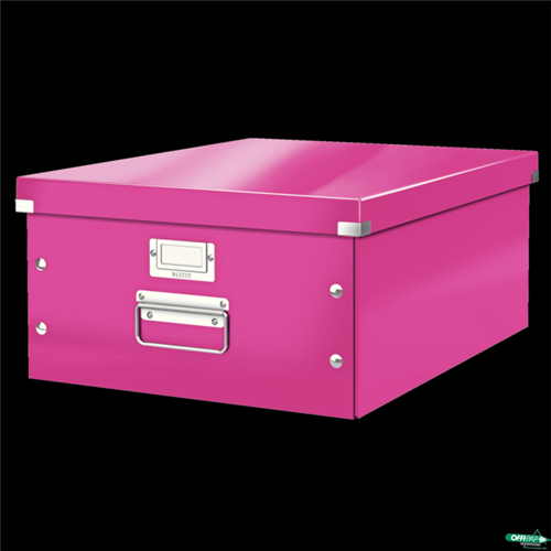 Pudełko LEITZ Click & Store A3 różowe 60450023