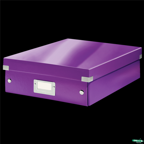 Pudełko z przegródkami LEITZ C&S duże fioletowe 60580062