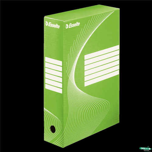 Pudełka archiwizacyjne ESSELTE BOXY 80mm zielone 128414