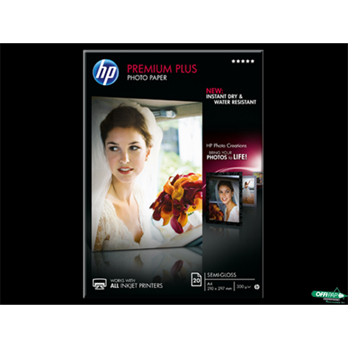 Papier HP (CR673A) Premium Plus, Photo, lekko błyszczący A4 (20ark) 280g