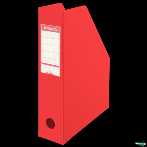 Pojemnik składany A4 70mm czerwony ESSELTE PVC 56003