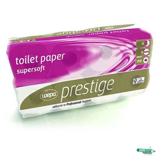 Papier toaletowy trzywarstwowy (8 rolek) 200 listków WEPA 036050