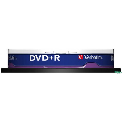 Płyta DVD+R VERBATIM CAKE(10) 4.7GB x16 Matt Silver 43498