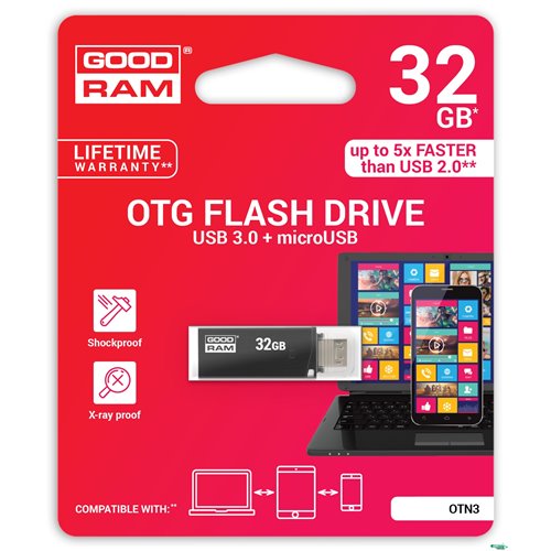 Pamięć_USB GOODRAM 32GB OTN3 czarny USB 3.0 OTN3-0320K0R11