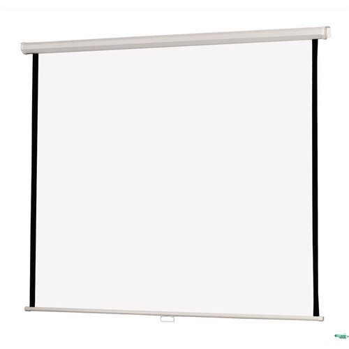 Ekran projekcyjny manualny sufitowy lub naścienny BASIC 240 x h 240 cm (1:1), płótno Matt White EMSS2424 MEMOBOARDS  MEP240240-4
