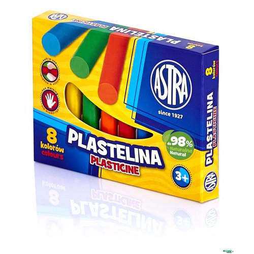 Plastelina Astra 8 kolorów, 83814902