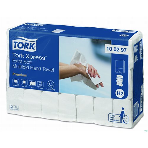 Ręcznik ZZ biały PREMIUM Extra SOFT celuloza TORK 100297 H2
