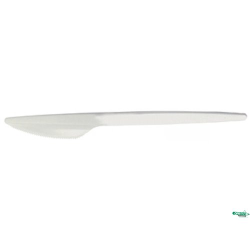Nóż plastikowy jednorazowy biały 16,5 cm (100 szt.) 995800