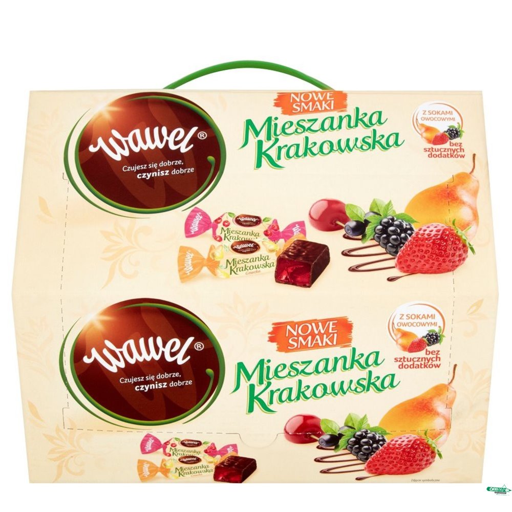 Cukierki WAWEL MIESZANKA KRAKOWSKA Nowe Smaki galaretki w czekoladzie 2,8kg