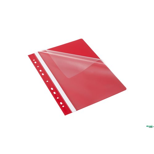 Skoroszyt z perforacją EVO, A4 czerwony  BANTEX BUDGET 400076707