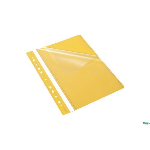 Skoroszyt z perforacją EVO, A4 żółty BANTEX BUDGET 400076705