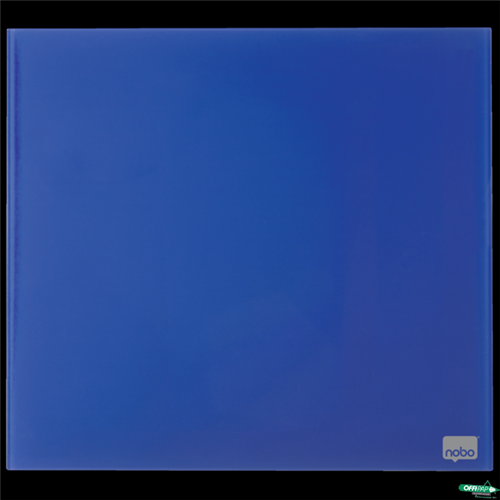 Tablica szklana NOBO Diamond Glass niebieska 450x450 1903953