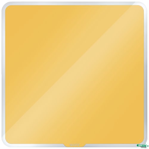Szklana tablica magnetyczna Leitz Cosy 45x45cm, żółta 70440019