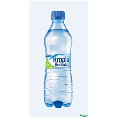 Woda KROPLA BESKIDU gazowana 0.5L butelka PET