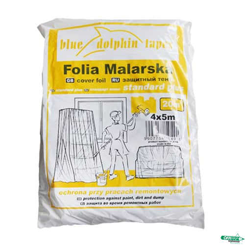 Folia malarska 20m 4x5m FOL-MALHD 4/5