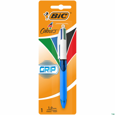 Długopis BIC 4 Colours Grip mix AST Blister 1szt, 8871292