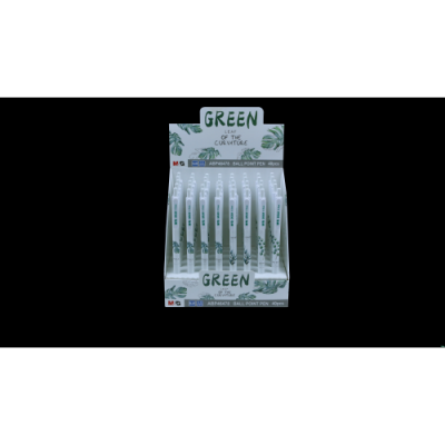 Długopis automat. GREEN 0,5mm (40 szt.) MG ABP46478 KP40
