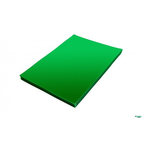 Folia do bindowania A4 DOTTS przezroczysta zielona 0.20 mm opakowanie 100 szt.
